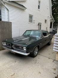 Image result for Black 1968 Barracuda