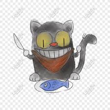 Please select category from the list below. Hand Drawn Cartoon Cat Eating Fish Png Image Picture Free Download 611480776 Lovepik Com