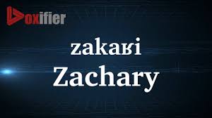How To Pronunce Zachary In French Voxifier Com Youtube