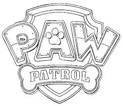 Paw Patrol Logo Coloring Page Plottervorlagen In 2019