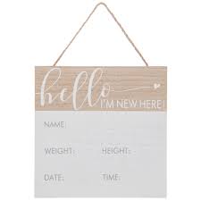To make their room refresh super simple, i. Hello I M New Here Wood Wall Decor Hobby Lobby 1799600