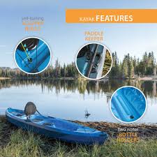 The sturdy construction also makes it impact resistant which means it can take. Lifetime Tamarack Angler 10 Ft Fishing Kayak Paddle Included 90868 Walmart Com Walmart Com