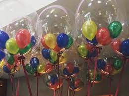 How To Get Small Balloons Into A Larger Balloon Clear Balloons Small Balloons Large Balloons