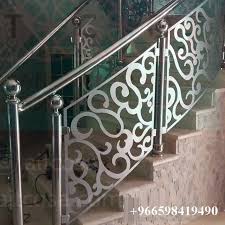 Stainless steel staircase railing full installation process | how to make steel stair railing design. Stainless Steel Handrails Steel Railing Design Stairs Design Interior Handrail Design