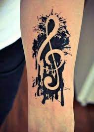 The basics of tribal tattoo designs. 50 Cool Music Tattoo Designs And Ideas