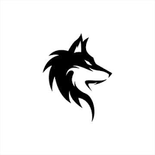 Wolf Silhouette E Sports Logo Design Logo Design Inspiration Creative Photo Logo Design Pet Logo Design