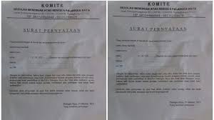 Undangan rapat komite juli 2016 website resmi sman 2 cibinong. Orangtua Siswa Kaget Tiba Tiba Disodori Surat Pernyataan Tidak Menarik Sumbangan Sekolah Tribun Kalteng