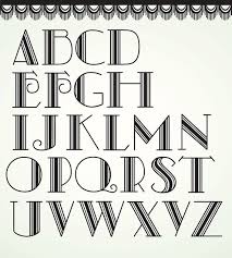 Art Deco Vector Alphabet Retro Letters Clipart Design Elements Etsy Art Deco Font Art Deco Typography Alphabet Art