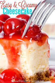 Easy And Creamy Cheesecake Video Recipe Cherry Cheesecake Recipe Best No Bake Cheesecake No Bake Cherry Cheesecake