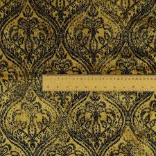 For sale online, our leyton collection is a contemporary, geometrically stripped designer pattern jacquard fabric. Medallion Pattern Velvet Material Black Gold Upholstery Fabric Jo 1251 Yorkshire Fabric Shop