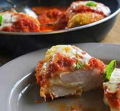 Blancs De Poulet Farcis A La Mozzarella Food Classic Food Meat Recipes