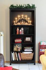 2013 Top Christmas Bookcase Decor Christmas Candle Decorations 2013 Christmas Bookcase Dec Bookshelf Decor Bookshelves In Living Room Bookshelves Built In