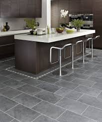 Design Ideas Marvellous Kitchen Design Ideas With Dark Charcoal Karndean Floor Tiles Along With Grey Kitchen Floor Kitchen Flooring Modern Kitchen Flooring