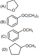 Explanation:it occurs by an sn2 reaction in which a metal alkoxide displaces a halide ion from an alkylhalide. Which Of The Following Ethers Cannot Be Prepared By Williamson Synthesis Sarthaks Econnect Largest Online Education Community