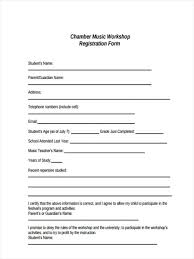 Free 9 Workshop Registration Forms In Pdf For Seminar Registration Form Template Word Best Sample Template Word Template Registration Form Words