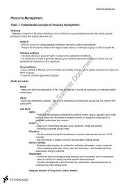 Community And Family Studies Resource Management Notes Year 11 Hsc Community And Family Studies Thinkswap