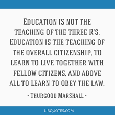 Education Is Not The Teaching Of The Three R S Education Is The Teaching Of The Overall