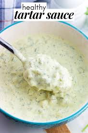Healthy Tartar Sauce In 2020 Healthy Tartar Sauce Recipe Tartar Sauce Homemade Tartar Sauce Easy