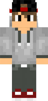 Menino Com Capuz E Bone Nova Skin Mario Characters Minecraft Vault Boy