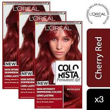 Brighten up your style with hair color products. 3 Pack L Oreal Paris Colorista Hair Colour Cherry Red Permanent Gel Hair Dye 3600523770250 Ebay
