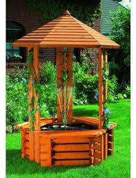 Es gibt zierbrunnen für garten und terrasse, die sich auf die unterschiedlichsten stilepochen. Promadino Zierbrunnen Bxh 135 X 192 Cm Kiefernholz Honigbraun Hagebau De