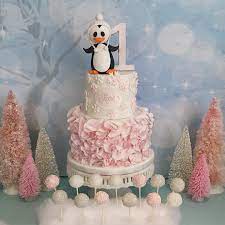 Your little one is hitting the big first birthday already! Maria Nicoletti On Instagram A Gorgeous Winterwonderland 1stbirthday Cake T Winter Wonderland Baby Shower Winter Wonderland Cake Onederland Birthday Party