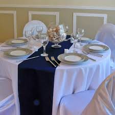 Navy Blue Table Runners Table Runners Wedding Blue Table Runner Blue Wedding Decorations