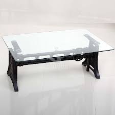 A distinctive choice for your living room. Artistic Industrial Style Glass Coffee Table By Fanusta Global Private Limited Id 4589863