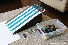 This time around we'll explain how to figure out which stud fits what application and which washers to. How To Make A Cardboard Box Race Track For Hot Wheels Cars Frugal Fun For Boys And Girls