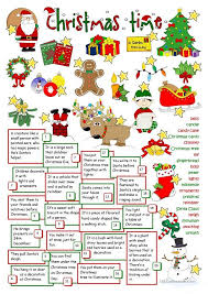 Kids printable counting practice worksheet with a christmas theme. Christmas Time English Esl Worksheets Christmas Worksheets Christmas Lesson Christmas Definition