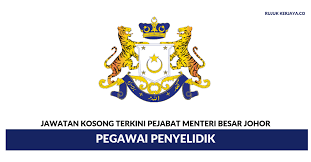 Semasa terengganu di bawah pemerintahan mutlak, menteri besar dilantik oleh sultan terengganu. Jawatan Kosong Terkini Pejabat Menteri Besar Johor Pegawai Penyelidik Kerja Kosong Kerajaan Swasta