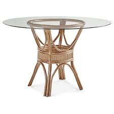 Bermuda Rattan Round Dining Table Natural Rattan Dining Table Glass Round Dining Table Round Dining Table