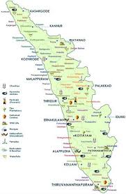 Shows vadukunnathan temple and other points of interest. India Kerala Travel Map Kerala Travel Kerala Tourism Kerala