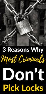 How To Pick A Master Lock With A Bobby Pin 3 Reasons Why Most Criminals Don T Pick Locks Criminal Lock Picking Tools Locks
