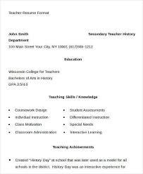 The curriculum vitae, also known as a cv or vita, is a comprehensive statement of your educational background, teaching, and research experience. For Teacher Resume Format Fresher Teaching Job Application Hudsonradc