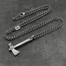 Snake Bones Tomahawk Pendant In Sterling Silver Mens Bracelet Silver Sterling Silver Necklaces Sterling Silver