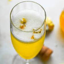 Champagne Passion Fruit Cocktail An Easy Bellini Recipe Garlic Zest