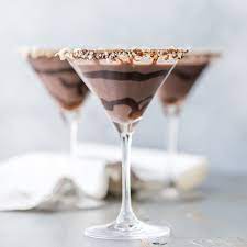A delicious cocktail recipe for the german chocolate cake cocktail with vodka, lime, sugar and frangelico. German Chocolate Cake Martini Chocolate Martini Recipe