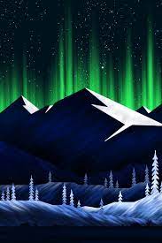 Northern Lights On Behance Northern Lights Design Northern Lights Tattoo Northern Lights Art
