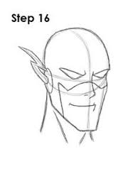 The line starts at the lower left side of the jaw, then moves up toward the horizontal construction line. 18 Flash Ideas Flash Cartoon Drawing Tutorial The Flash