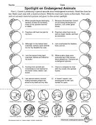 Science Worksheet Endangered Species The Mailbox Animal Lessons Endangered Animals Lessons Endangered Animals Activities