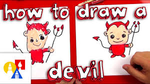 Looney tunes and merrie melodies series; How To Draw A Cartoon Devil Youtube