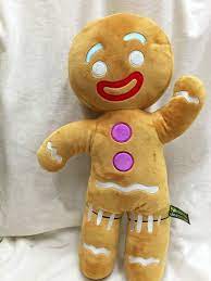 Large Size 48 Cm Shrek Gingerbread Man Bigheadz Stuffed Plush Toys Cartoon Soft Dolls Children Gift Plush Toys Christmas Toys Plush