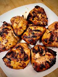 How long cook chicken on george foreman grill? Grilled Chicken Breasts Marinated For 24 Hours In Stubbs Bbq Sauce Chili Lime And Ginger Cooked On The Propane Grill Foodporn