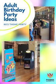The overall structure features clean lines and minimal decoration, with accents that are rich in color and texture. Adult Birthday Party Ideas By Decade How To Throw The Ultimate Themed Bash 2021 Phoenix Amusements