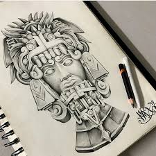 Mexicanstyle Art On Instagram Mayan Art By Nyc Pax Mexicanstyle Art Art Arte Drawing Mayan Mayan Art Aztec Art Chicano Art Tattoos