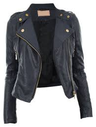 Designer Clothes Shoes Bags For Women Ssense Blue Leather Jacket Leather Jackets Women Cropped Faux Leather Jacket