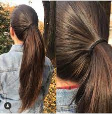 Pin By Cabelleras Hermosas On Rabos Long Brunette Hair Long Hair Ponytail Long Hair Images