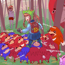 Maybe you would like to learn more about one of these? Spit On The Fake Queen Ugandan Knuckles Literature Club New Memes Memes
