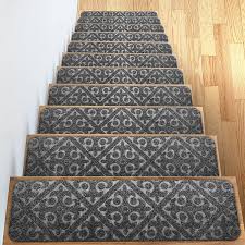 Product title decorx carpet stair treads set of 7 non slip self ad. Amazon Com Carpet Stair Treads Set Of 13 Non Slip Skid Rubber Runner Mats Or Rug Tread Indoor Outdoor Pet Dog Stair Treads Pads Non Slip Stairway Carpet Rugs Gray 8 X 30
